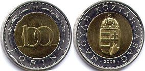 Mađarska 100 forint 2008