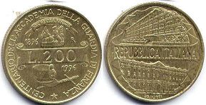 Italy 200 lire 1996