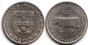 Portugal 5 escudos 1983