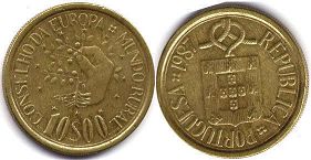 Portugal 10 escudos 1987