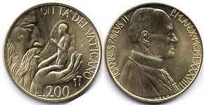 Vatican 200 lire 1988