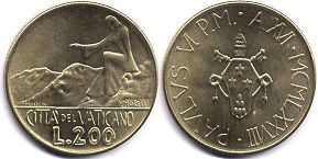 Vatican 200 lire 1978