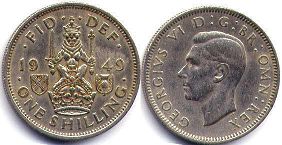 UK 1 shilling 1949