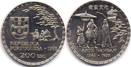 Portugal 200 escudos 1993