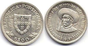Portugal 5 escudos 1960