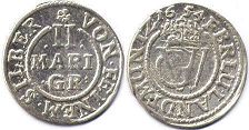 Brunswick-Luneburg-Calenberg 2 mariengroschen 1654