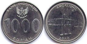 Indonesia 1000 rupiah 2010