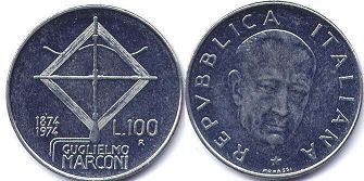Italy 100 lire 1974
