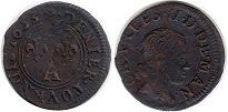 coin Charleville denier 1653