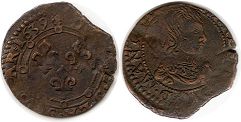 coin Charleville double denier 1639