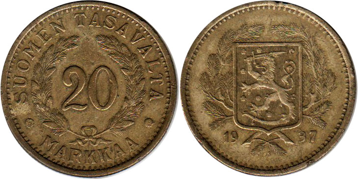 Coins of Finland - online catalog with pictures and values, free