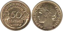 coin France 50 centimes 1939