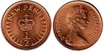 Münze Großbritannien 1 penny 1975
