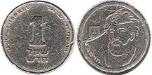 coin Israel 1 new sheqel 1988 Maimonides 