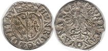 coin Lorraine denier no date (1608-1624)