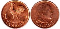 coin Malawi 1 tambala 1991