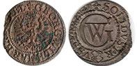 moneta Prussia solidus 1627