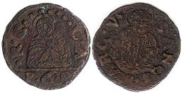 moneta Venice bezzo 1649-1650