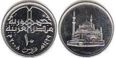 Egypt 10 piastres 2008