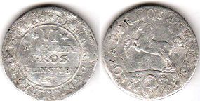 Brunswick-Luneburg-Calenberg 6 mariengroschen 1697