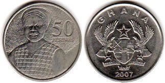 Ghana 50 pesewas 2007