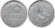 Mađarska 10 filler 1959