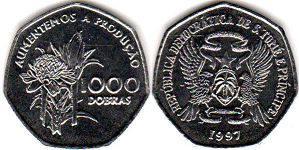 Saint Thomas and Prince 1000 dobras 1997