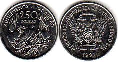 Saint Thomas and Prince 250 dobras 1997