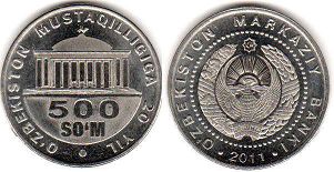Uzbekistan 500 som 2011