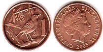 Cayman Islands 1 cent 2005