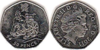 UK 50 pence 2011
