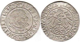 Prussia grosze 1537