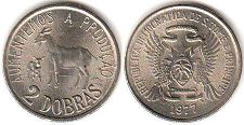 Saint Thomas and Prince 2 dobras 1977