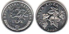 coin Croatia 2 lipa 2005