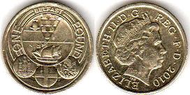 monnaie UK pound 2010