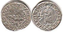 Münze Trier 1 petermengen 1677