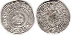 coin Pfalz 2 kreuzer 1597