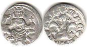 coin Hungary denar no date (1307-1342)