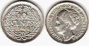monnaie Pays-Bas 10 cents 1944
