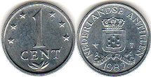 coin Netherlands Antilles 1 cent 1982