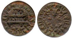 coin Russia polushka 1704