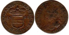 coin Liege liard 1688