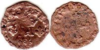 moneda Francia liard 1587
