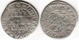 Münze Osnabrück 4 mariengroschen 1656