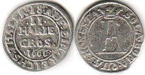 coin Osnabrück 2 mariengroschen 1666