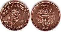 coin Guyana 1 dollar 2008