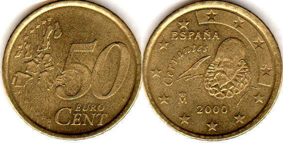 Spain 8 coins set 2004 1 C 2 EURO UNC #2016 