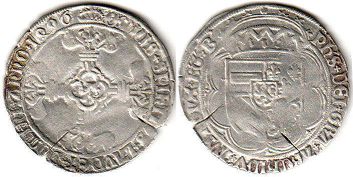coin Burgundian Netherlands 2 stuver 1496