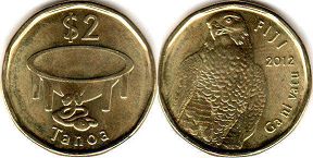 coin Fiji 2 dollars 2012