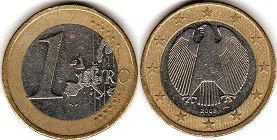 coin Germany 1 euro 2002